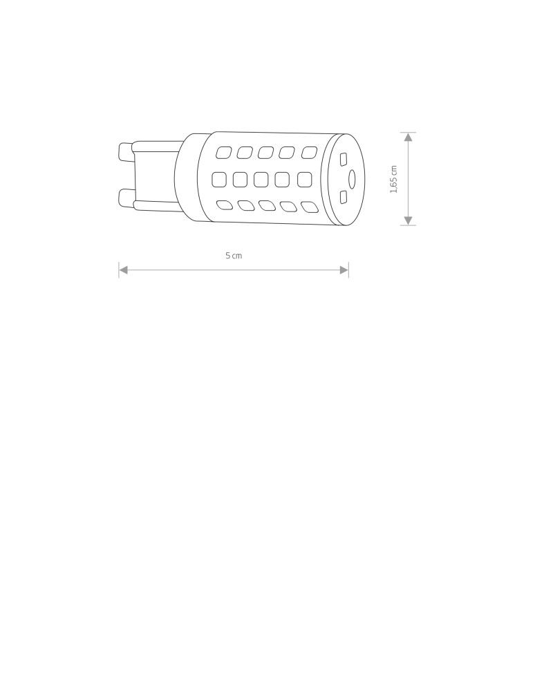 Żarówki LED G9 230V - Nowodvorski BULB LED G9 4W 3000K Źródła światła G9 moc 4W LED 7503 - product kolory-swiatla.pl 2