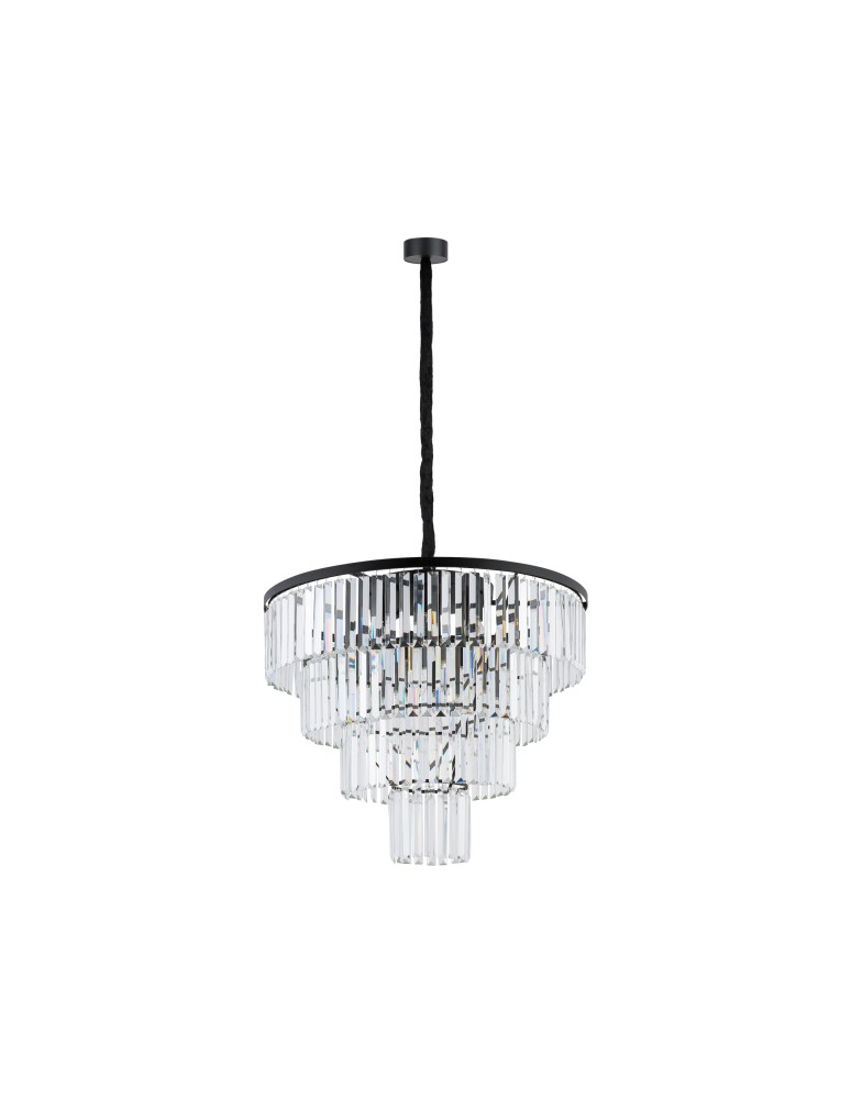 Nowodvorski CRISTAL L Sufitowa Żyrandol Max moc 40W E14  Transparentny 7614