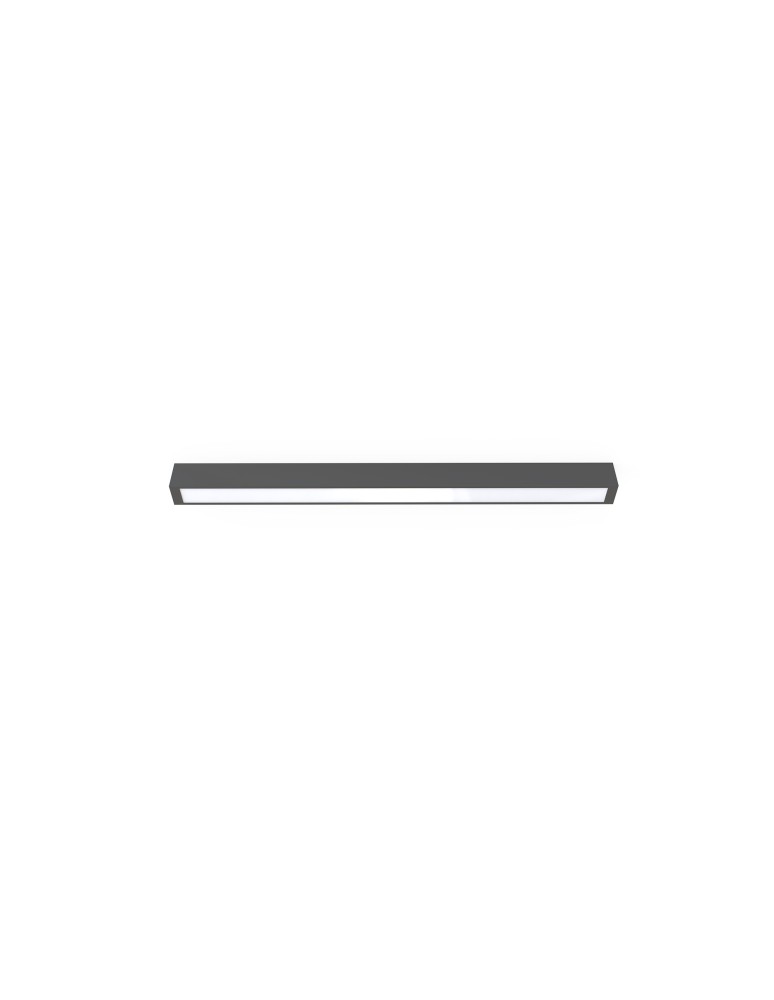 Nowodvorski STRAIGHT CEILING LED M Sufitowa Plafon Max moc 16W LED TUBE T8  Grafitowy 7553