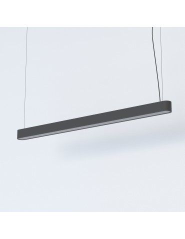 Nowodvorski SOFT LED  120X6 Sufitowa Wisząca Max moc 22W LED TUBE T8  Grafitowy 7525