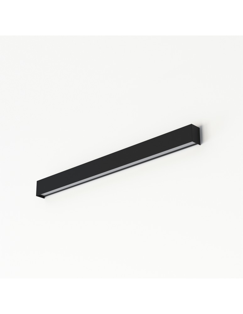 Nowodvorski STRAIGHT WALL LED M Ścienna Kinkiet Max moc 16W LED TUBE T8  Czarny 7594