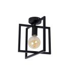 Lampy sufitowe loftowe - industrialne - Lucide LUUK Sufitowa E27 1x40W Czarny 00126/01/30 - produkt 2