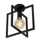 Lampy sufitowe loftowe - industrialne - Lucide LUUK Sufitowa E27 1x40W Czarny 00126/01/30 - produkt 6