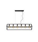 Lampy wiszące - Lucide FABIAN Wisząca E27 6x40W Czarny 00425/06/30 - produkt 1