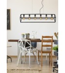 Lampy wiszące - Lucide FABIAN Wisząca E27 6x40W Czarny 00425/06/30 - produkt 3