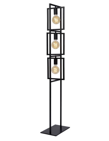 Lucide LUUK Podłogowa E27 3x40W Czarny 00726/03/30