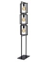 Lucide LUUK Podłogowa E27 3x40W Czarny 00726/03/30