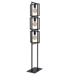 Lampy podłogowe loftowe - industrialne - Lucide LUUK Podłogowa E27 3x40W Czarny 00726/03/30 - produkt 2