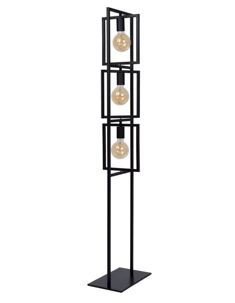 Lucide LUUK Podłogowa E27 3x40W Czarny 00726/03/30
