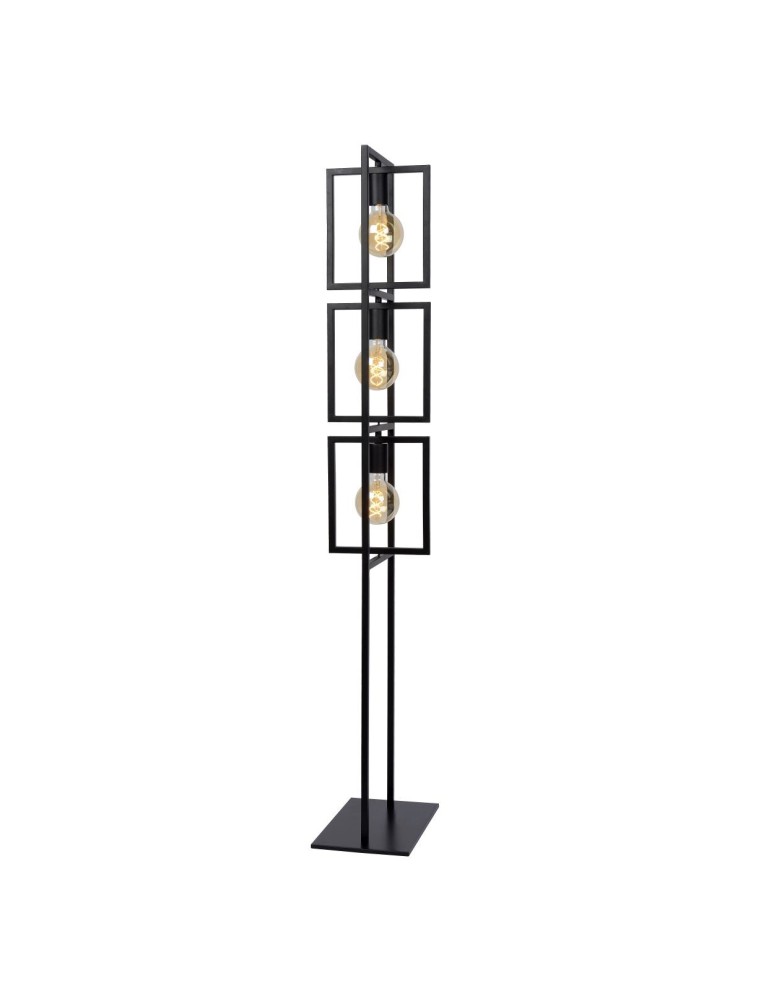 Lucide LUUK Podłogowa E27 3x40W Czarny 00726/03/30