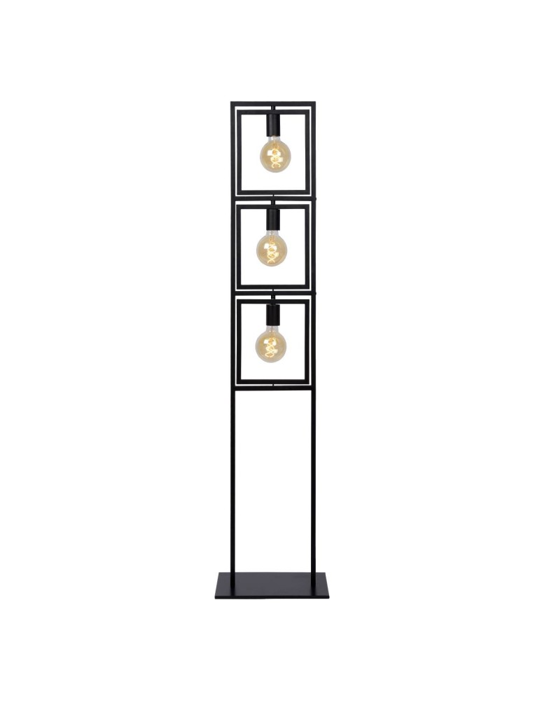 Lucide LUUK Podłogowa E27 3x40W Czarny 00726/03/30