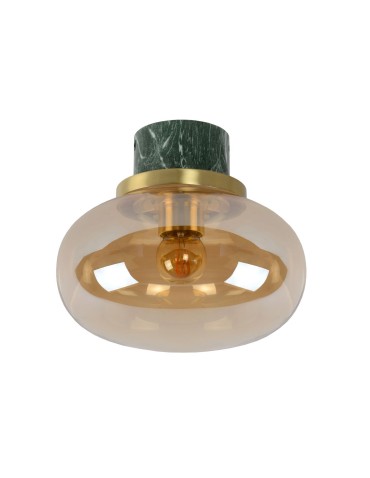 Lucide LORENA Łazienkowa Sufitowa E27 1x40W IP44 Bursztynowy/Zielony 03140/23/62 - produkt 2