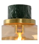 Plafony hermetyczne - Lucide LORENA Łazienkowa Sufitowa E27 1x40W IP44 Bursztynowy/Zielony 03140/23/62 - product 3