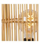 Lampy stołowe Boho - Lucide JANTINE Biurkowa E27 1x40W Jasne Drewno/Czarny 03540/01/72 - product 4