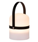 Lampy ogrodowe przenośne - Lucide LITTLE JOE Zewnętrzna Biurkowa LED 1x3W 2800-3200K IP44 Biały/Czarny 06802/01/30 - produkt 1