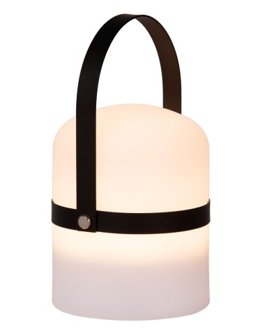 Lucide LITTLE JOE Zewnętrzna Biurkowa LED 1x3W 2800-3200K IP44 Biały/Czarny 06802/01/30