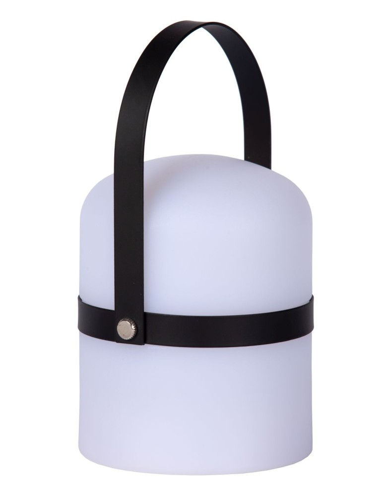 Lucide LITTLE JOE Zewnętrzna Biurkowa LED 1x3W 2800-3200K IP44 Biały/Czarny 06802/01/30