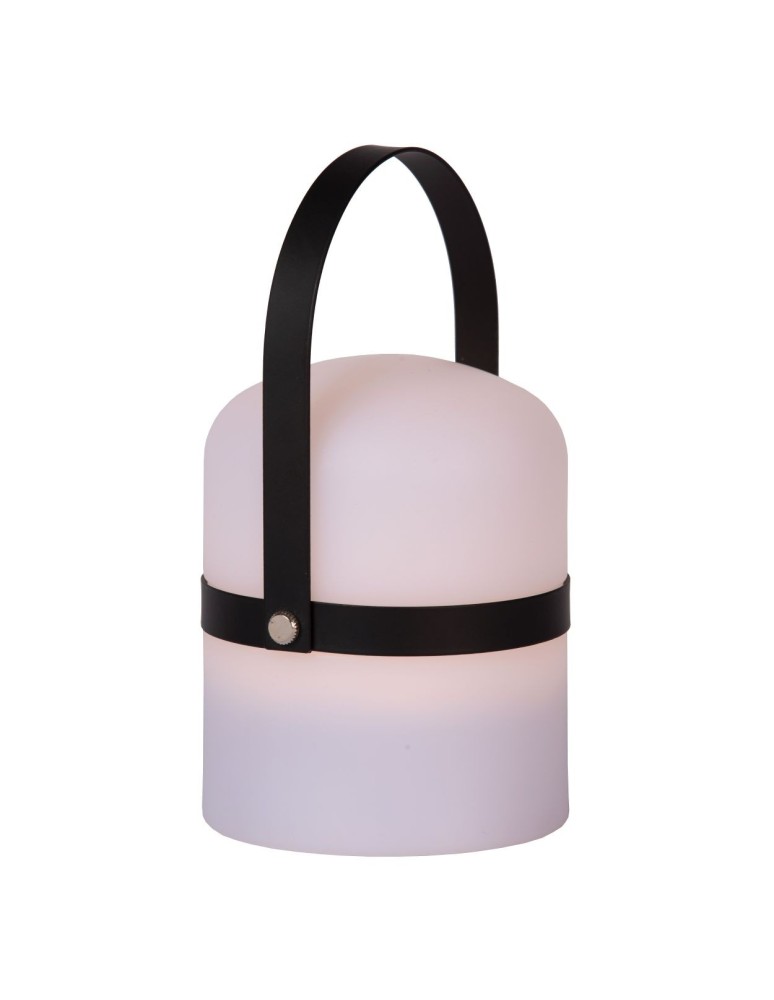 Lucide LITTLE JOE Zewnętrzna Biurkowa LED 1x3W 2800-3200K IP44 Biały/Czarny 06802/01/30