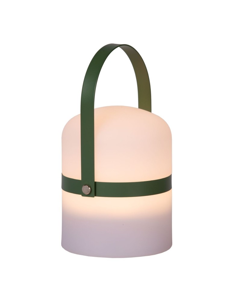 Lampy ogrodowe przenośne - Lucide LITTLE JOE Zewnętrzna Biurkowa LED 1x3W 2800-3200K IP44 Biały/Zielony 06802/01/33 - produkt kolory-swiatla.pl 5