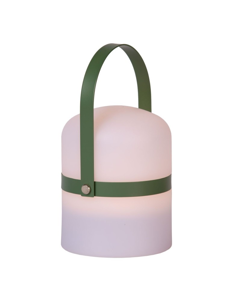 Lampy ogrodowe przenośne - Lucide LITTLE JOE Zewnętrzna Biurkowa LED 1x3W 2800-3200K IP44 Biały/Zielony 06802/01/33 - produkt kolory-swiatla.pl 6