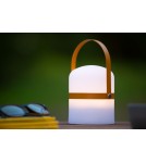 Lampy ogrodowe przenośne - Lucide LITTLE JOE Zewnętrzna Biurkowa LED 1x3W 2800-3200K IP44 Biały/Brązowy 06802/01/43 - produkt 3