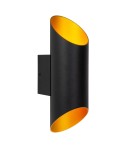 Kinkiety tuby - Lucide QUIRIJN Ścienna G9 1x40W Czarny/Złoty Matowy/Mosiądz 09233/01/30 - product 1