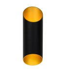 Kinkiety tuby - Lucide QUIRIJN Ścienna G9 1x40W Czarny/Złoty Matowy/Mosiądz 09233/01/30 - product 4