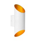 Kinkiety tuby - Lucide QUIRIJN Ścienna G9 1x40W Biały/Złoty Matowy/Mosiądz 09233/01/31 - product 1