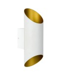 Kinkiety tuby - Lucide QUIRIJN Ścienna G9 1x40W Biały/Złoty Matowy/Mosiądz 09233/01/31 - product 2