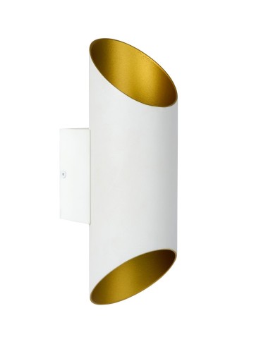 Lucide QUIRIJN Ścienna G9 1x40W Biały/Złoty Matowy/Mosiądz 09233/01/31 - produkt 2