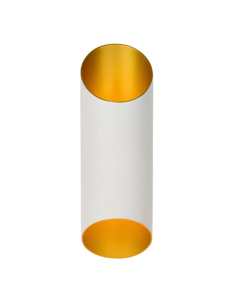 Lucide QUIRIJN Ścienna G9 1x40W Biały/Złoty Matowy/Mosiądz 09233/01/31