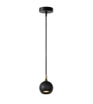 Lampy wiszące - Lucide FAVORI Wisząca GU10 1x5W Czarny/Złoty Matowy/Mosiądz 09434/01/30 - product 1