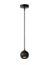 Lucide FAVORI Wisząca GU10 1x5W Czarny/Złoty Matowy/Mosiądz 09434/01/30