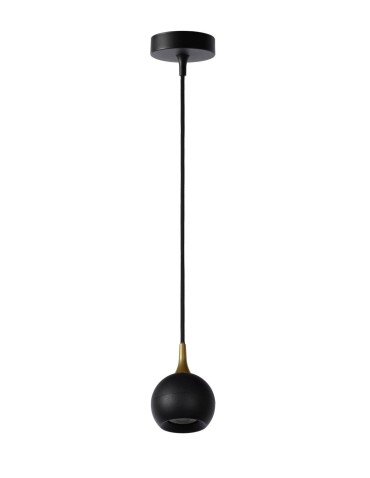 Lucide FAVORI Wisząca GU10 1x5W Czarny/Złoty Matowy/Mosiądz 09434/01/30 - produkt 2