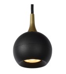Lampy wiszące na listwie - Lucide FAVORI Wisząca GU10 4x5W Czarny/Złoty Matowy/Mosiądz 09434/04/30 - product 3