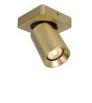 Reflektory sufitowe - Lucide NIGEL Sufitowa Reflektorowa LED GU10 1x5W 2200-3000K Złoty Matowy/Mosiądz 09929/05/02 - produkt 1