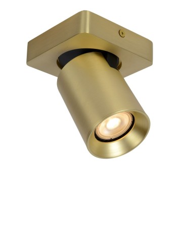Lucide NIGEL Sufitowa Reflektorowa LED GU10 1x5W 2200-3000K Złoty Matowy/Mosiądz 09929/05/02