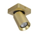 Reflektory sufitowe - Lucide NIGEL Sufitowa Reflektorowa LED GU10 1x5W 2200-3000K Złoty Matowy/Mosiądz 09929/05/02 - produkt 2