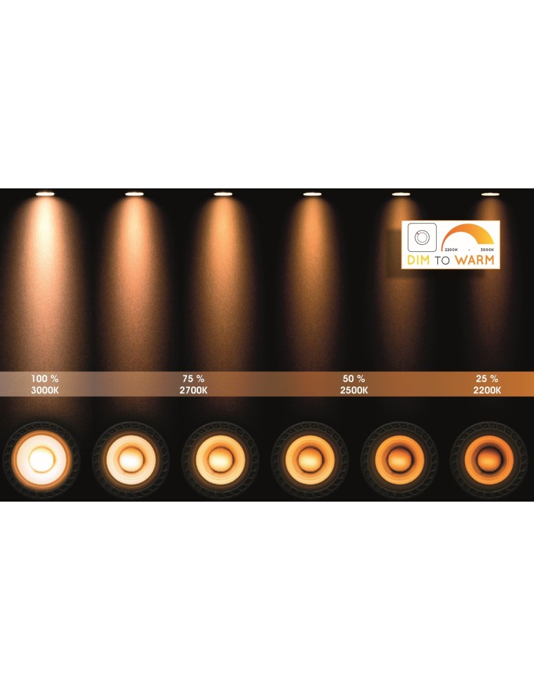 Lucide NIGEL Sufitowa Reflektorowa LED GU10 3x5W 2200-3000K Złoty Matowy/Mosiądz 09929/15/02