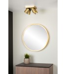 Lampy sufitowe reflektory - Lucide NIGEL Sufitowa Reflektorowa LED GU10 4x5W 2200-3000K Złoty Matowy/Mosiądz 09929/20/02 - produkt 3