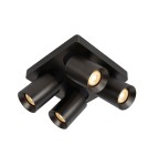 Lampy sufitowe reflektory - Lucide NIGEL Sufitowa Reflektorowa LED GU10 4x5W 2200-3000K Czarny 09929/20/16 - produkt 1