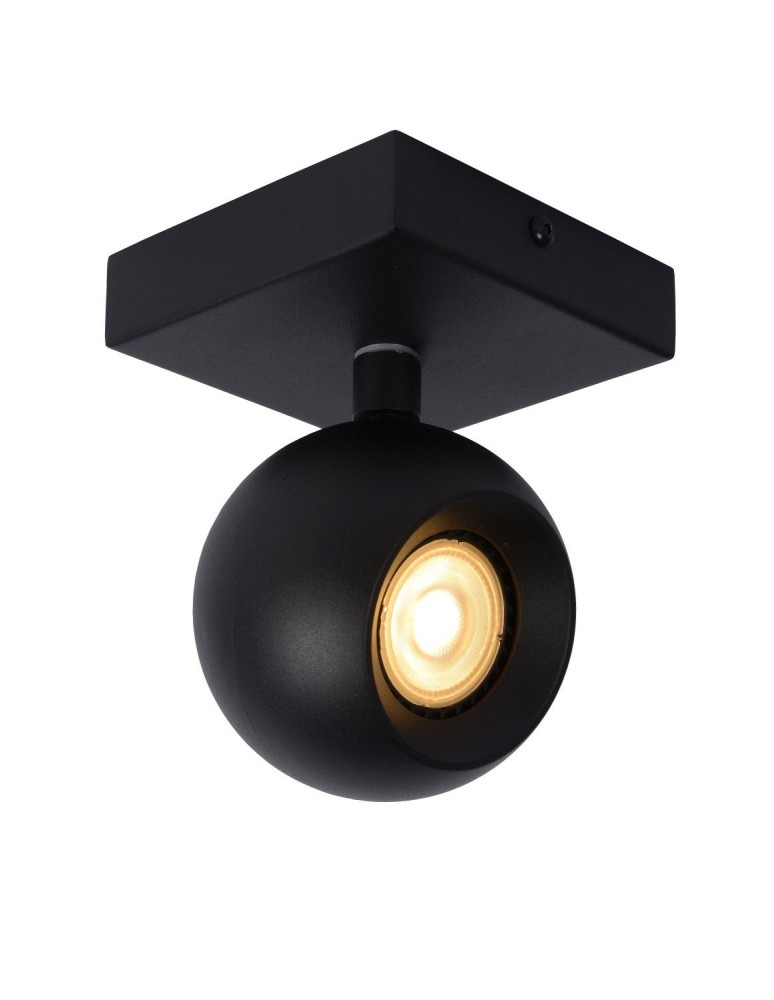 Reflektory sufitowe - Lucide FAVORI Sufitowa Reflektorowa GU10 1x5W Czarny 09932/01/30 - produkt kolory-swiatla.pl 1