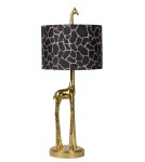 Lampy stołowe z abażurem - Lucide EXTRAVAGANZA MISS TALL Biurkowa E27 1x60W Złoty Matowy/Mosiądz/Brązowy 10506/81/02 - product 2