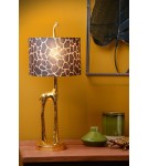 Lampy stołowe z abażurem - Lucide EXTRAVAGANZA MISS TALL Biurkowa E27 1x60W Złoty Matowy/Mosiądz/Brązowy 10506/81/02 - product 4