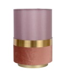 Lampy stołowe z abażurem - Lucide EXTRAVAGANZA TUSSE Biurkowa E14 1x0W Różowy/Złoty Matowy/Mosiądz 10508/01/66 - product 2