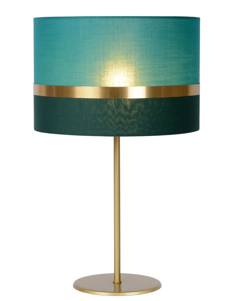 Lampy stołowe z abażurem - Lucide EXTRAVAGANZA TUSSE Biurkowa E27 1x40W Zielony/Złoty 10509/81/33 - produkt kolory-swiatla.pl 1
