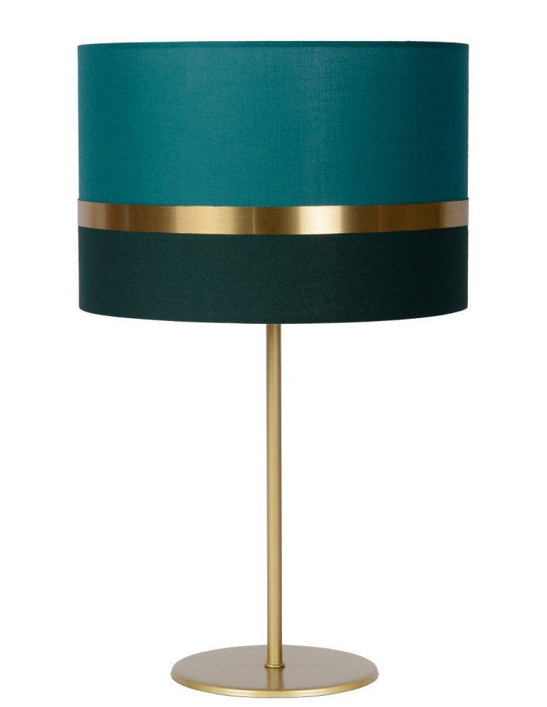 Lampy stołowe z abażurem - Lucide EXTRAVAGANZA TUSSE Biurkowa E27 1x40W Zielony/Złoty 10509/81/33 - product kolory-swiatla.pl 2