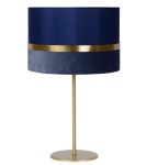 Lampy stołowe z abażurem - Lucide EXTRAVAGANZA TUSSE Biurkowa E27 1x40W Niebieski/Złoty 10509/81/35 - product 2
