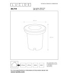 Lampy najazdowe i gruntowe - Lucide BILTIN Zewnętrzna Najazdowa GU10 1x35W IP67 Czarny 11801/01/30 - product 5