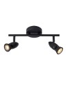 Lucide CARO Sufitowa Reflektorowa GU10 2x5W Czarny 13955/02/30